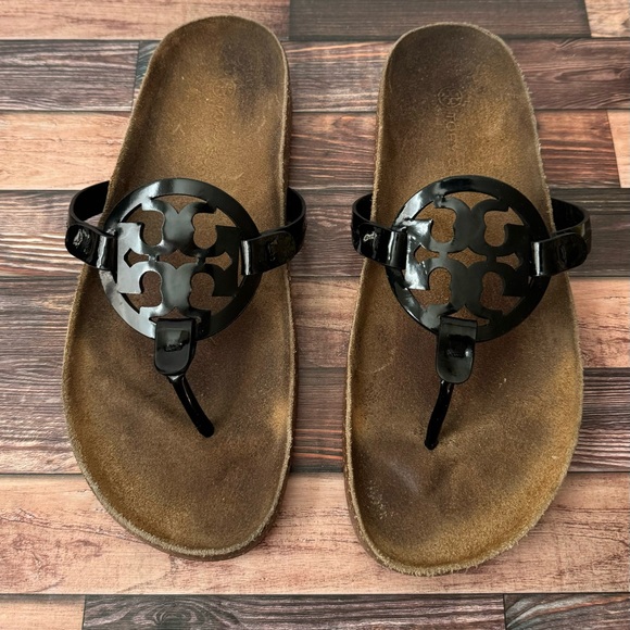 Tory Burch Leather Sandal 10M - Picture 1 of 9